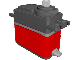 Hitec HSB-9380TH Servo CAD 3D Model