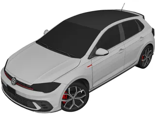 Volkswagen Polo GTi (2023) 3D Model