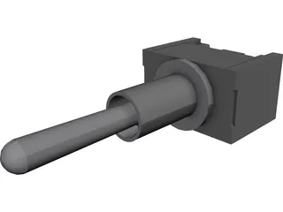 Toggle Switch CAD 3D Model