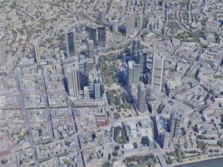 Frankfurt City, Germany (2022) 3D Model
