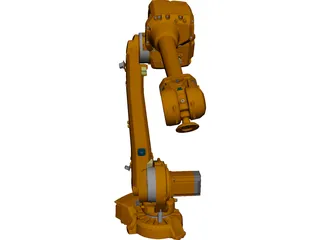 ABB IRB4600 Indistrial Robot CAD 3D Model