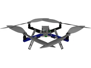 Arducopter Quadcopter 3D Model