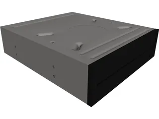 5.25 DVD Burner CAD 3D Model