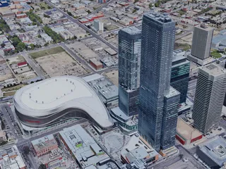 Edmonton City, Canada (2023) 3D Model
