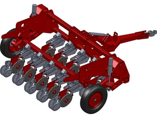 Agricultural Planter 3D Model