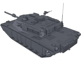 Abrams M1 3D Model
