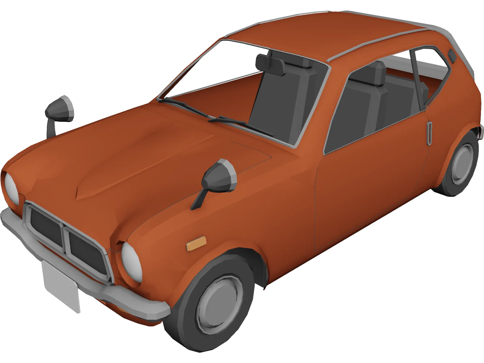 Honda N360 (1967) 3D Model