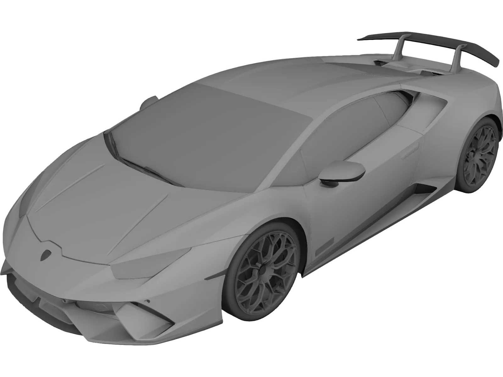 Lamborghini Huracan Performante (2017) 3D Model - 3D CAD Browser