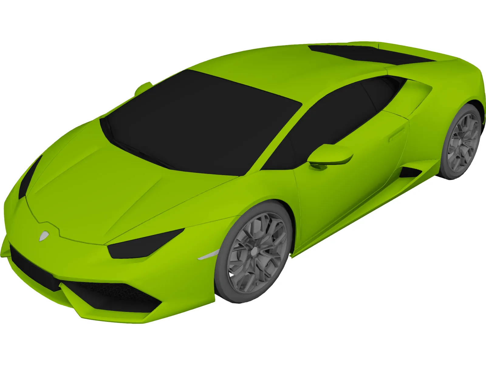 Lamborghini Huracan 3D Model - 3DCADBrowser