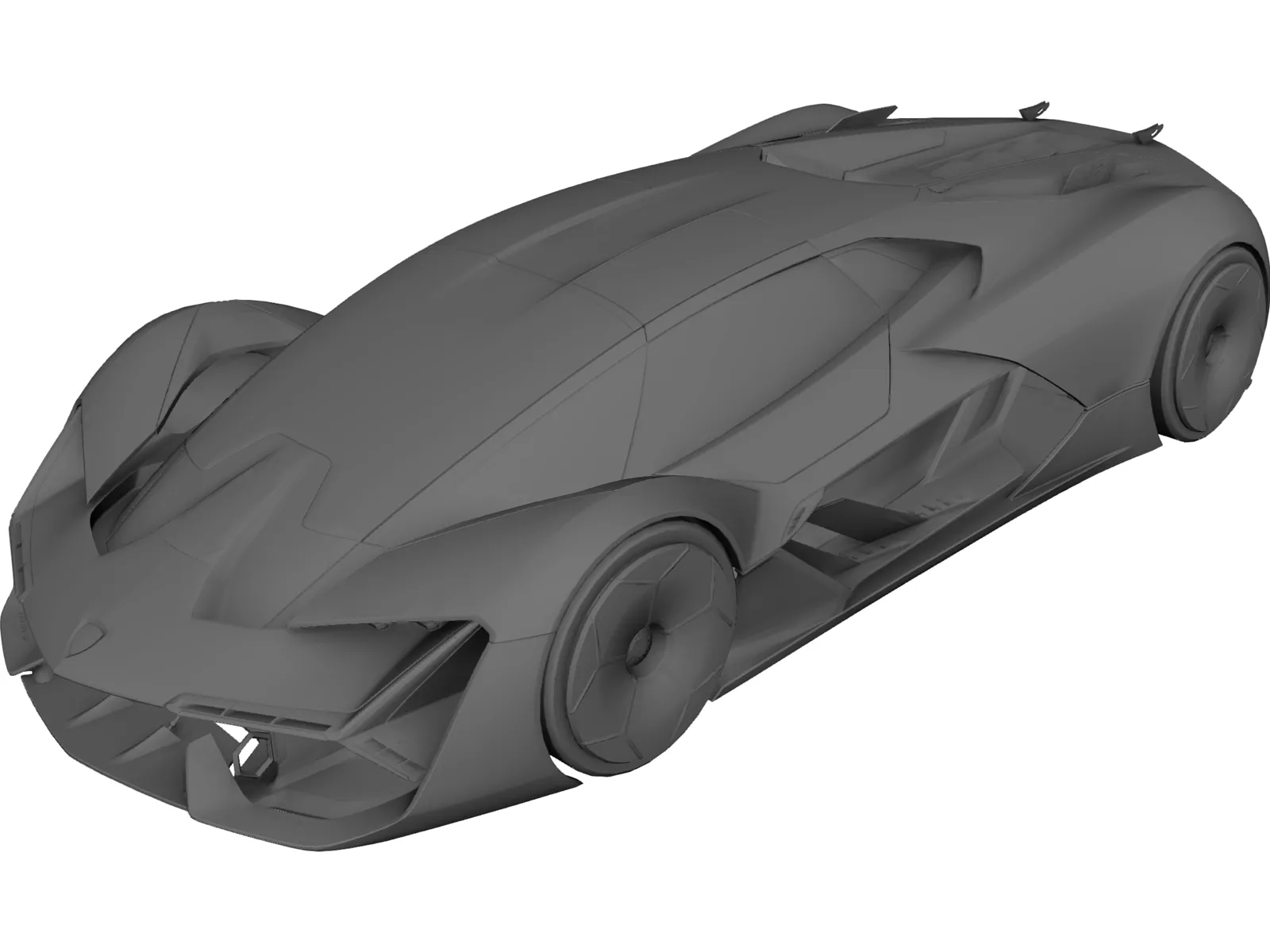 Lamborghini Terzo Millennio 3D Model - 3D CAD Browser
