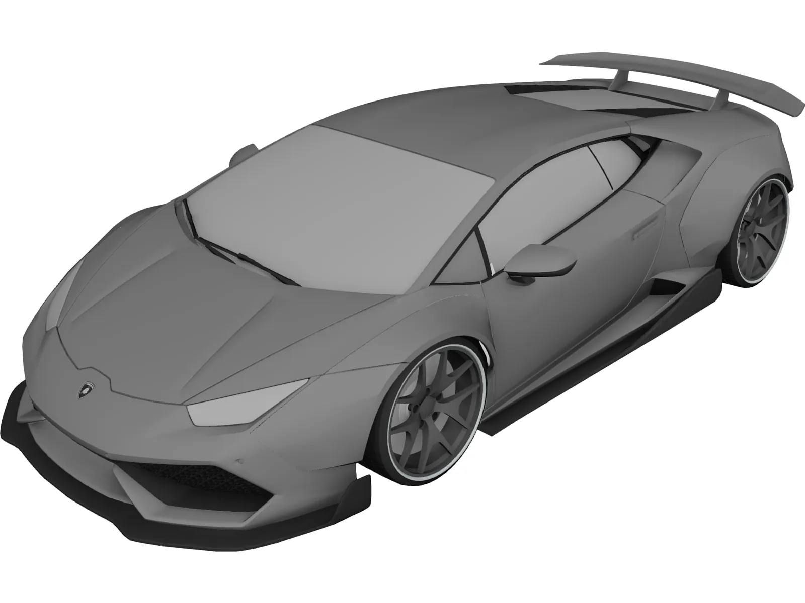 Lamborghini Huracan (2017) 3D Model