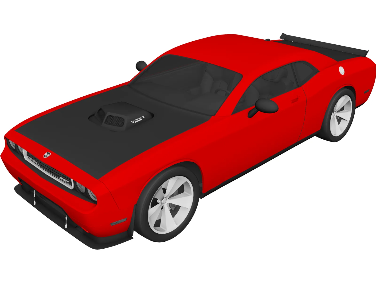 Dodge Challenger SRT10 3D Model