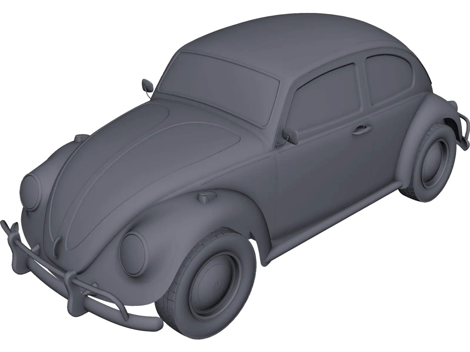 Volkswagen Beetle CAD Model (1963) - 3DCADBrowser