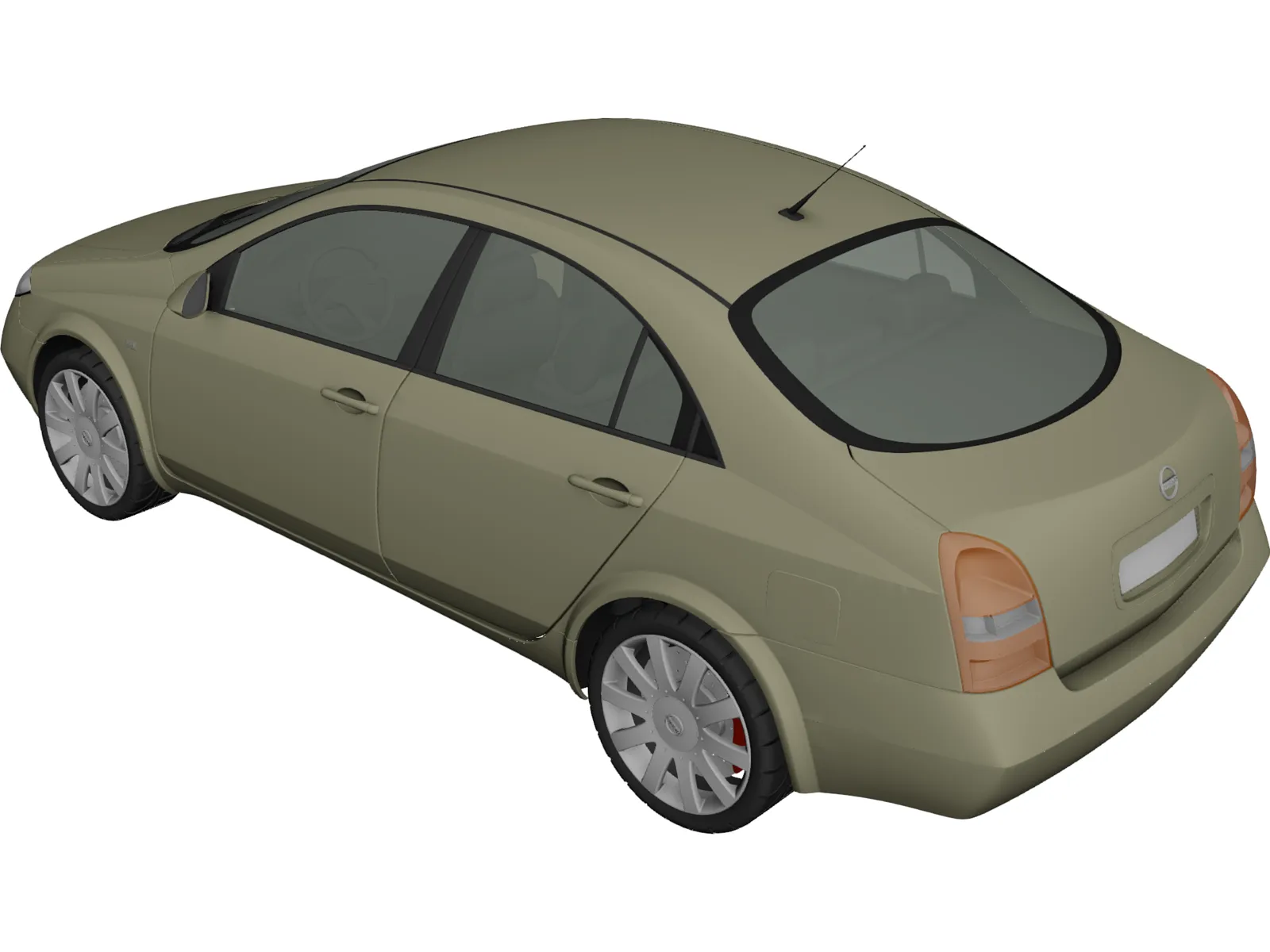 Nissan Primera [P12] (2001) 3D Model