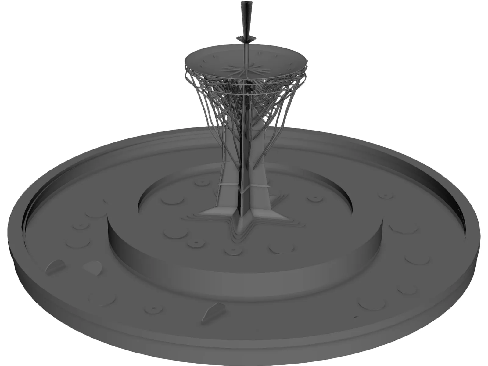 Big Fountain Model 3D Model