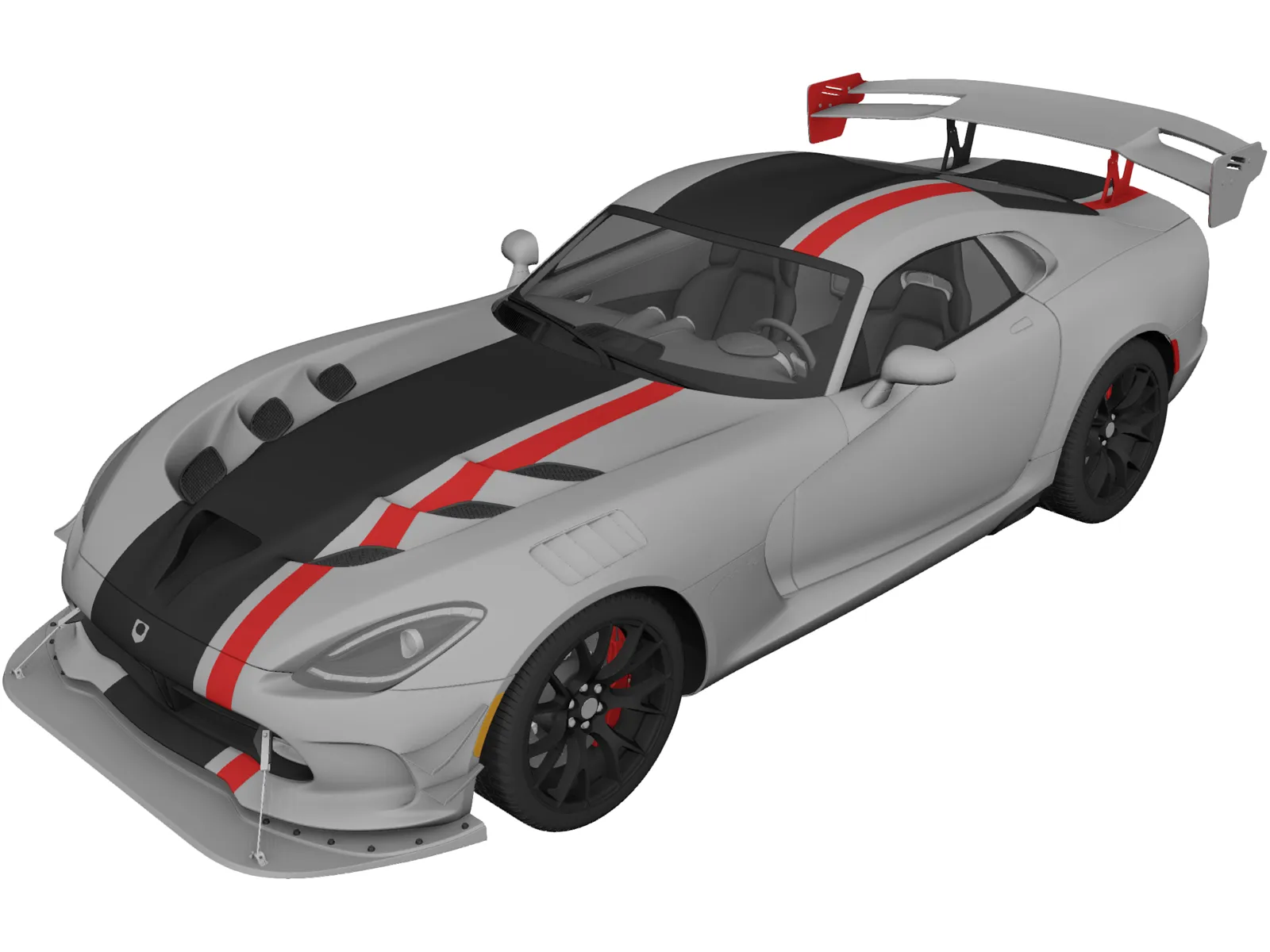 Dodge Viper ACR (2016) 3D Model