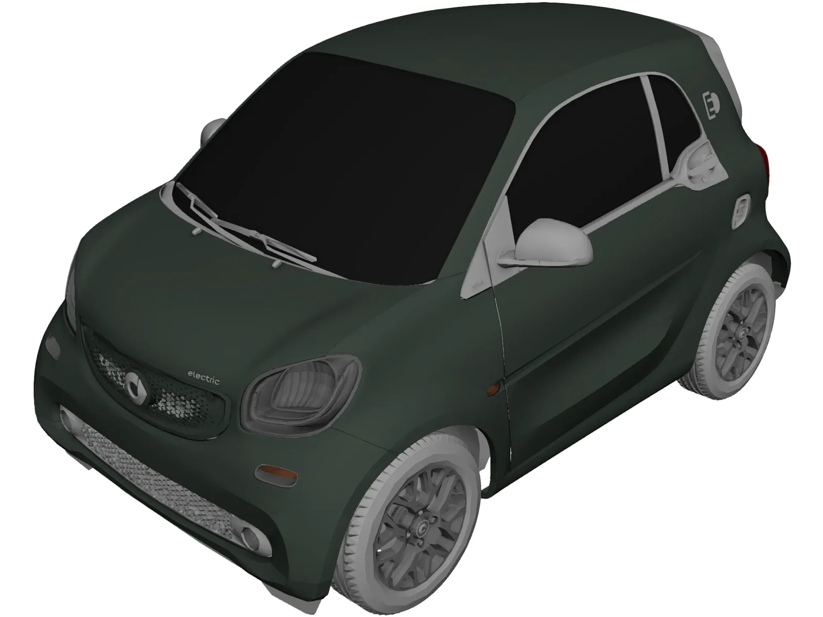 Smart EQ ForTwo (2017) 3D Model