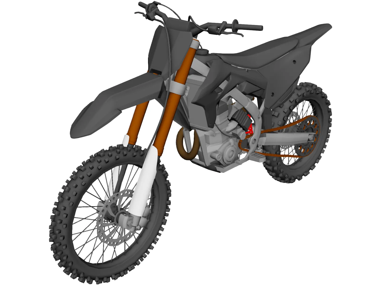 Honda CRF450 3D Model