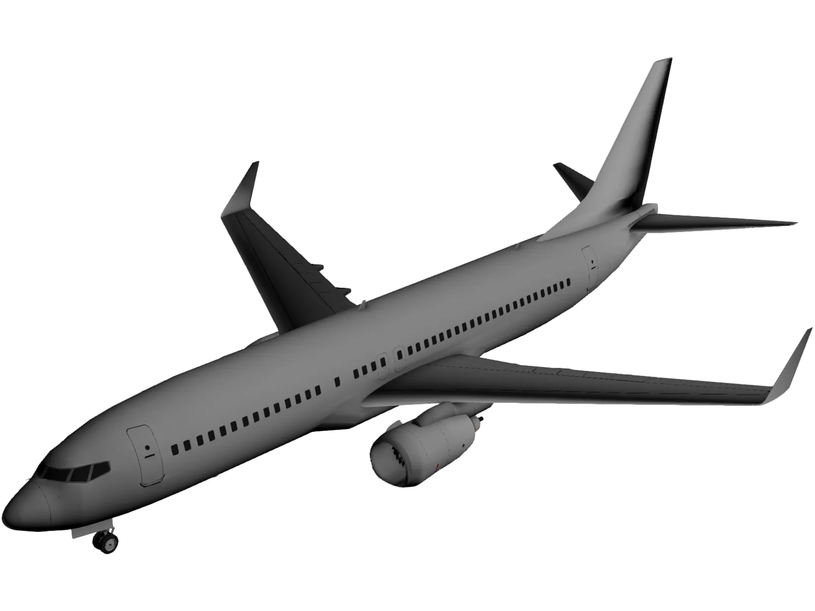 Boeing 737-800 3D Model - 3DCADBrowser