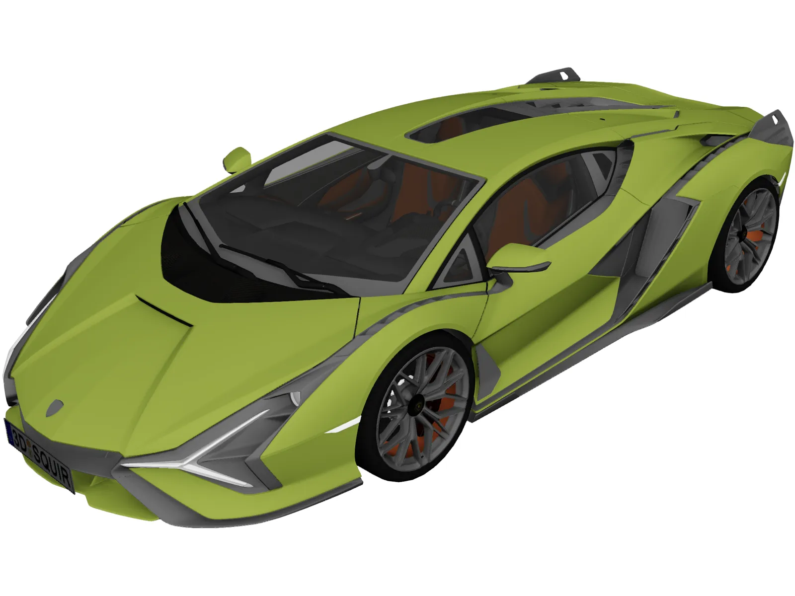 Lamborghini Sian (2020) 3D Model