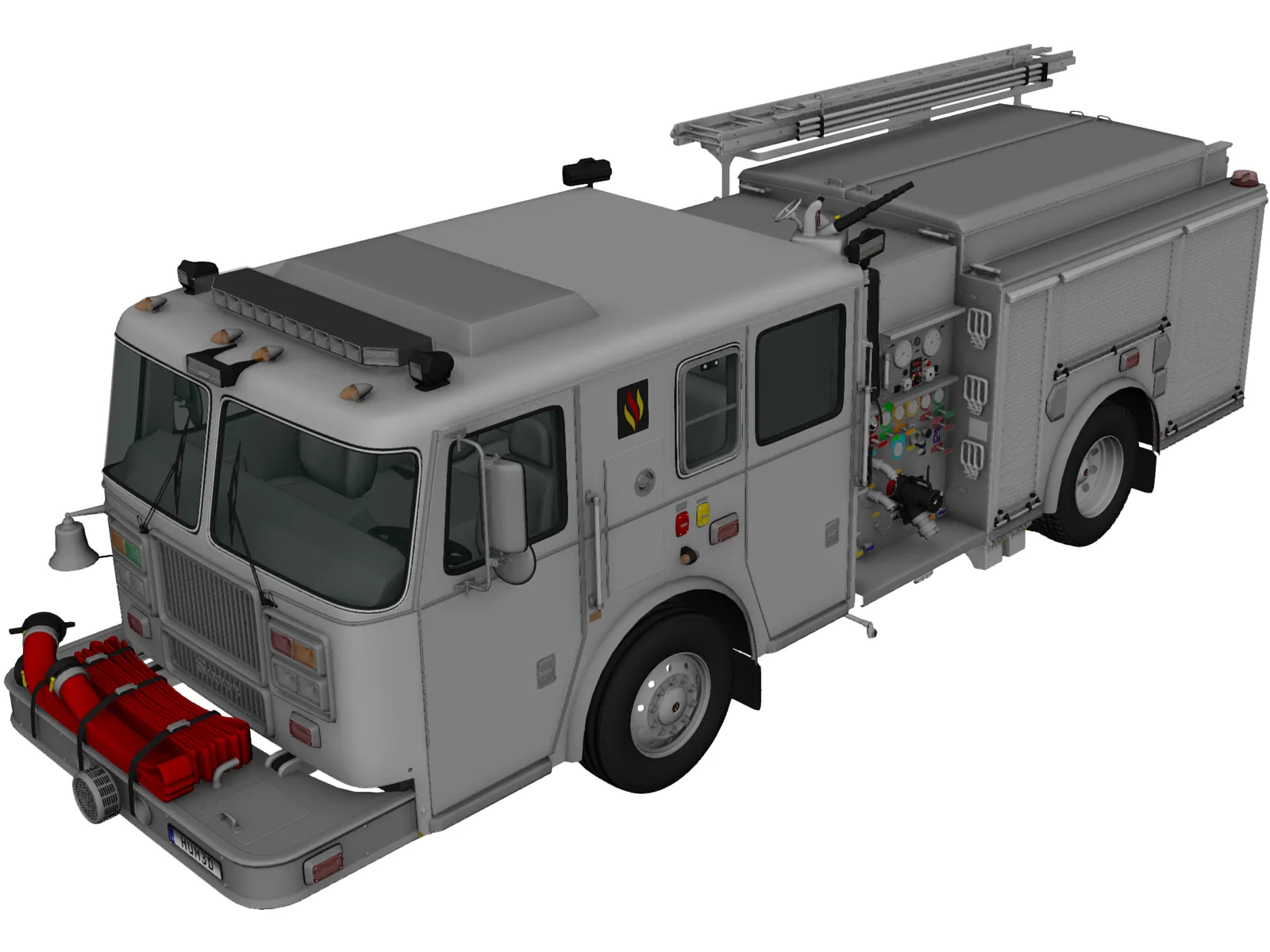 Seagrave Marauder II (2014) 3D Model