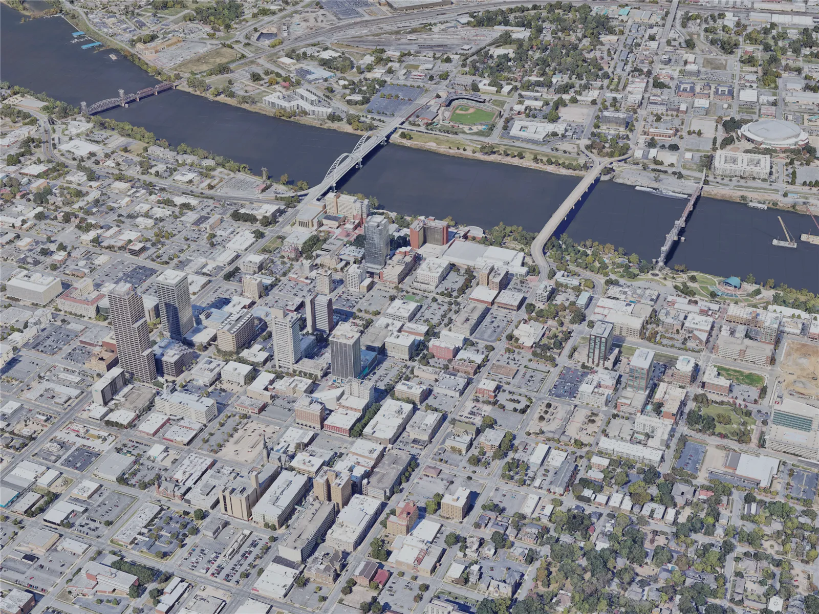 Little Rock City, USA (2024) 3D Model