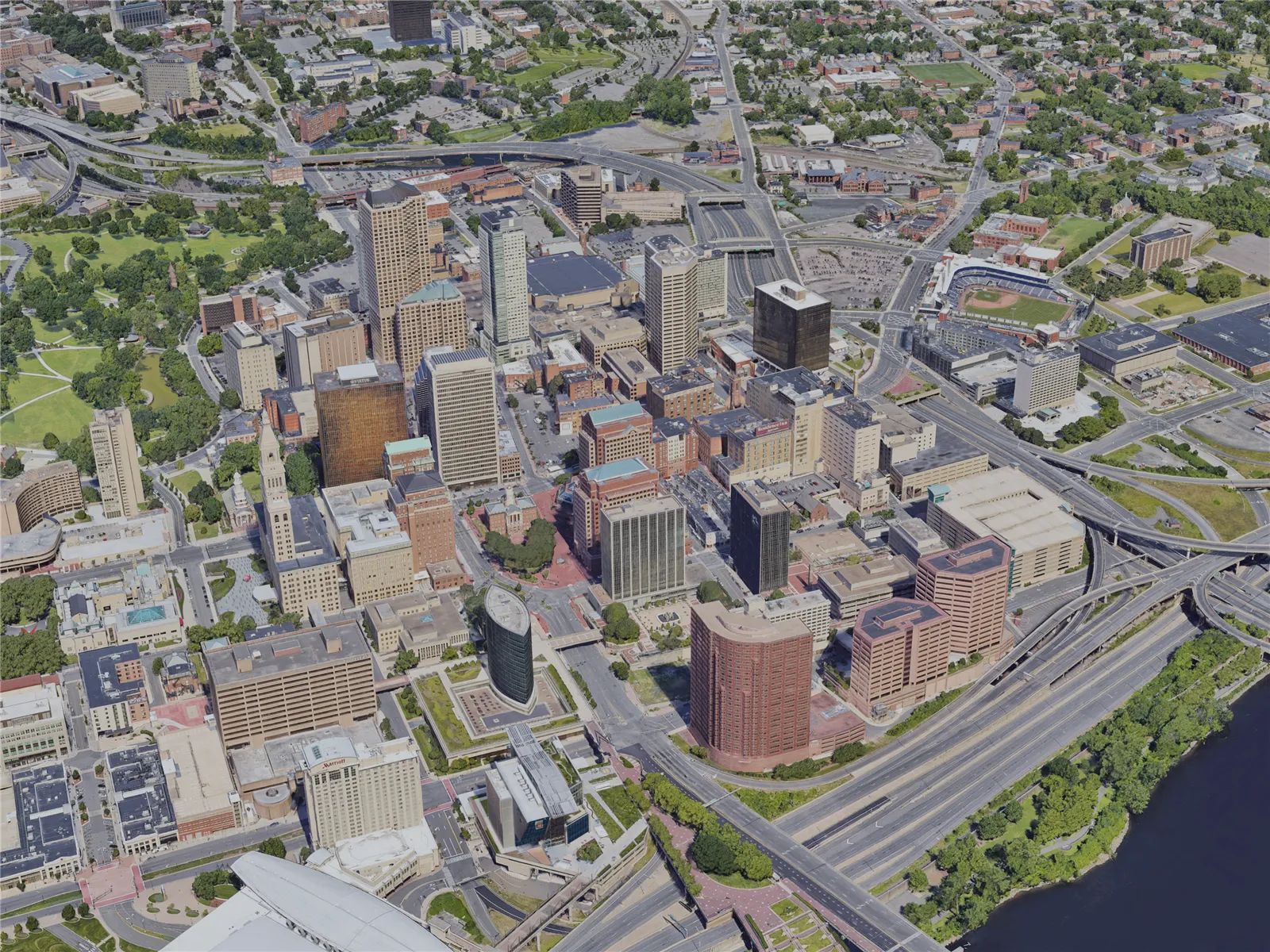 Hartford City, CT, USA (2022) 3D Model