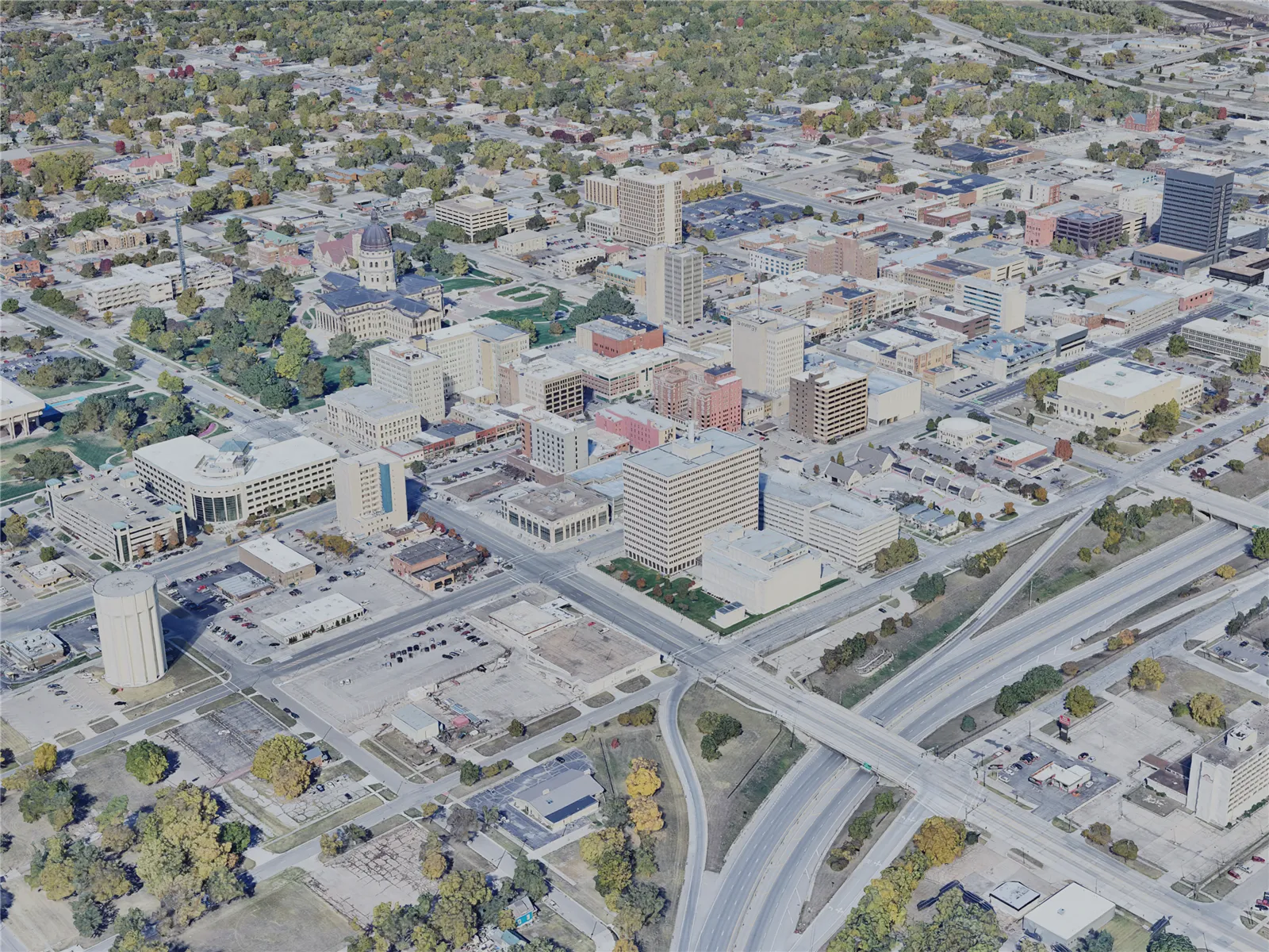 Topeka City, KS, USA (2024) 3D Model