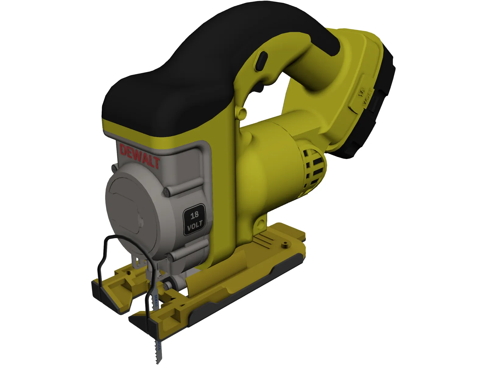 Dewalt Jigsaw 3D Model