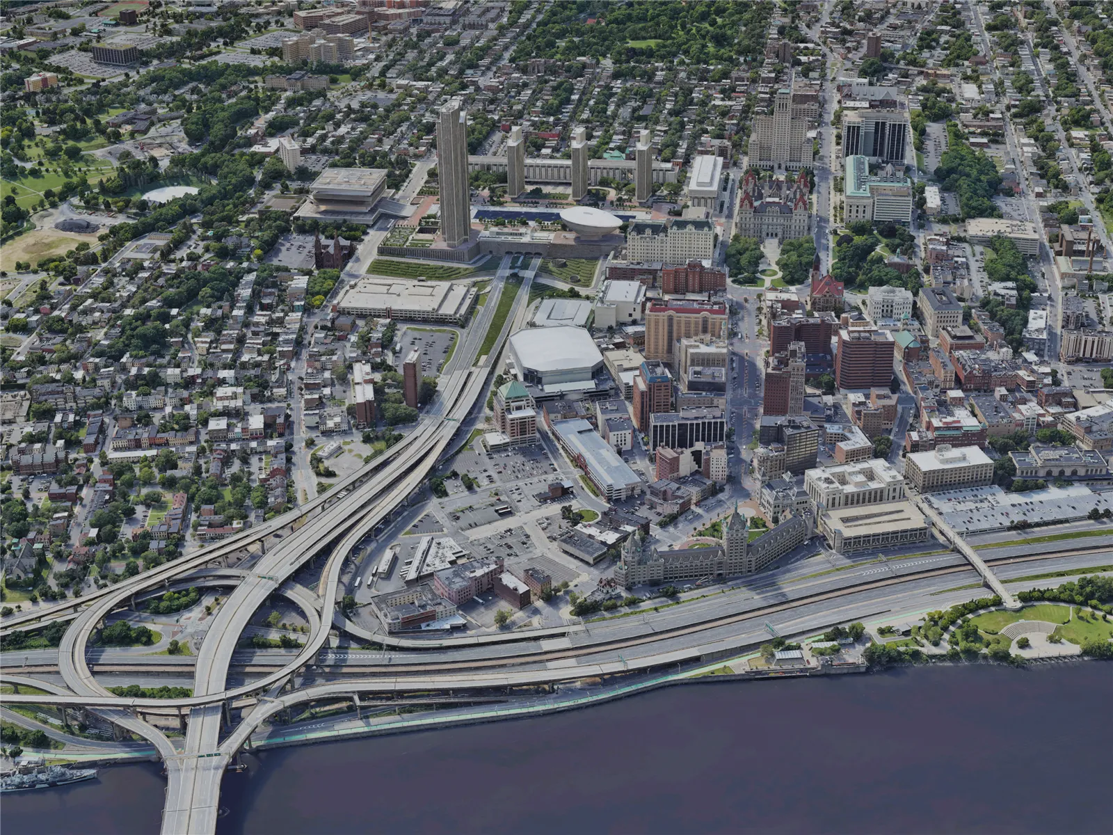 Albany City, USA (2022) 3D Model