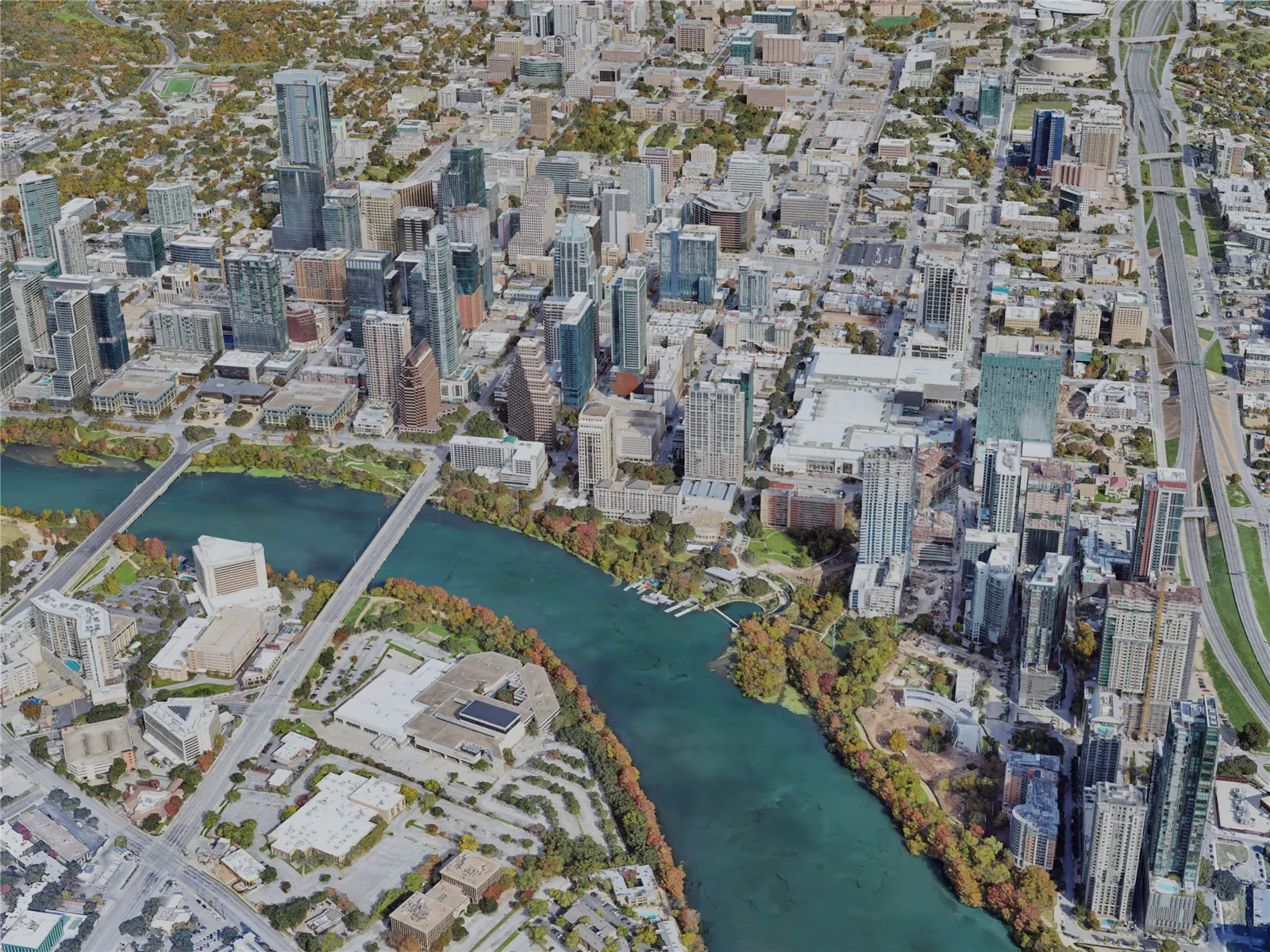 Austin City, USA (2024) 3D Model