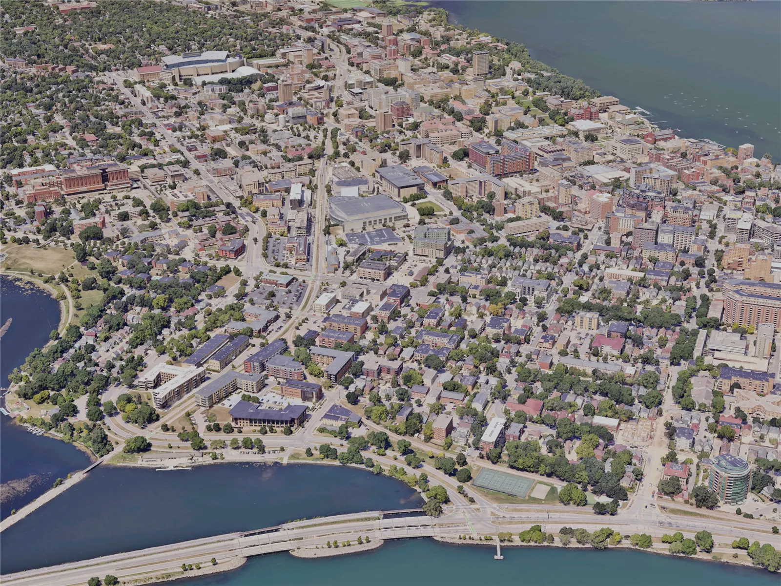 Madison City, WI, USA (2023) 3D Model