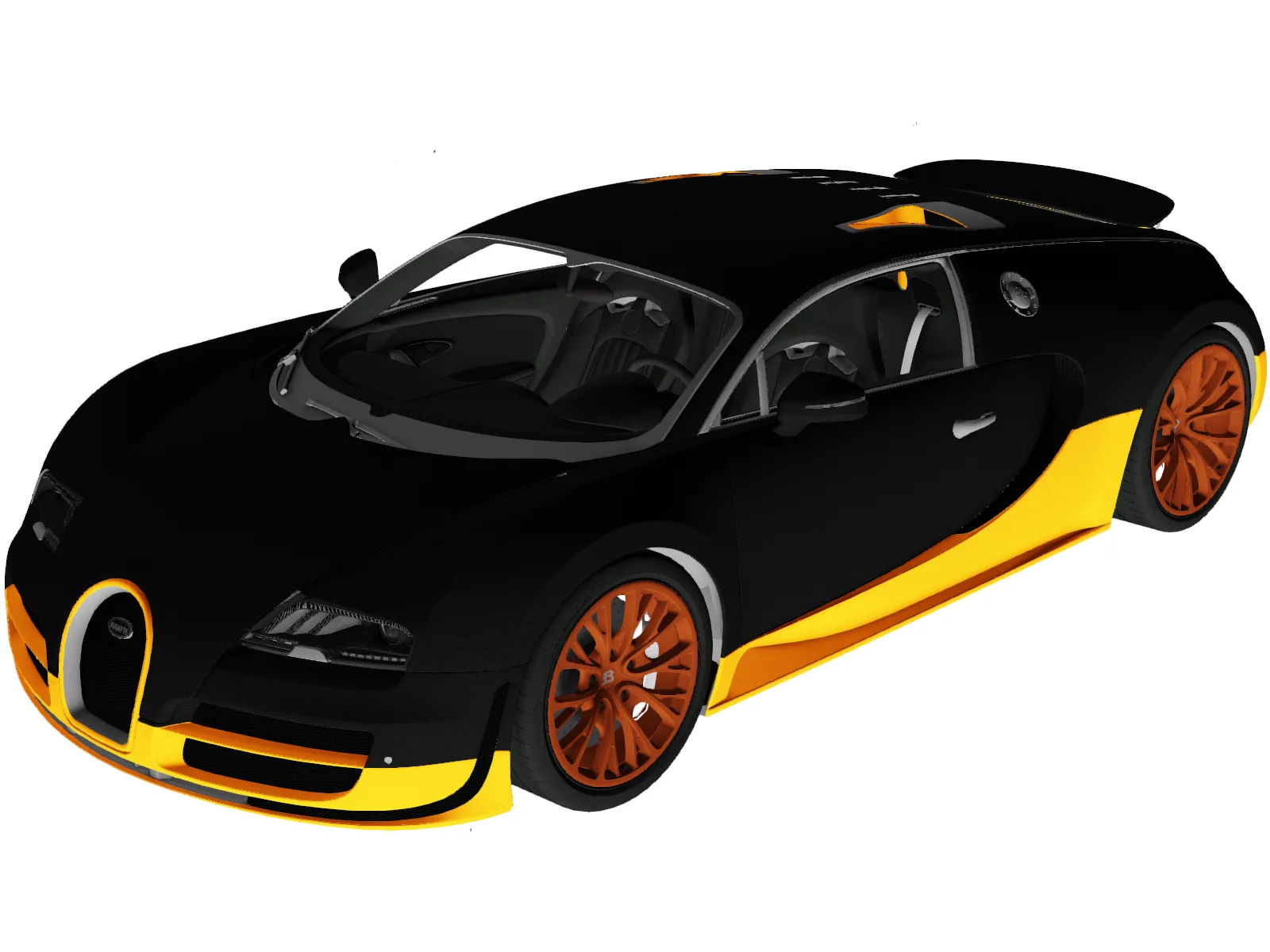 Bugatti Veyron 16.4 Super Sport (2010) 3D Model