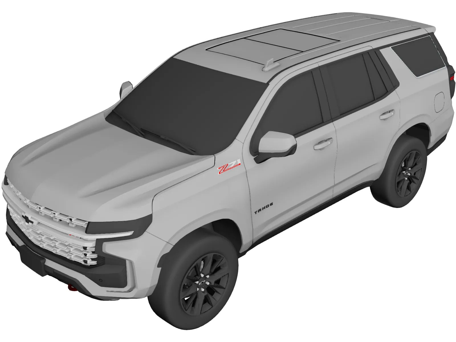 Chevrolet Tahoe Z71 (2021) 3D Model