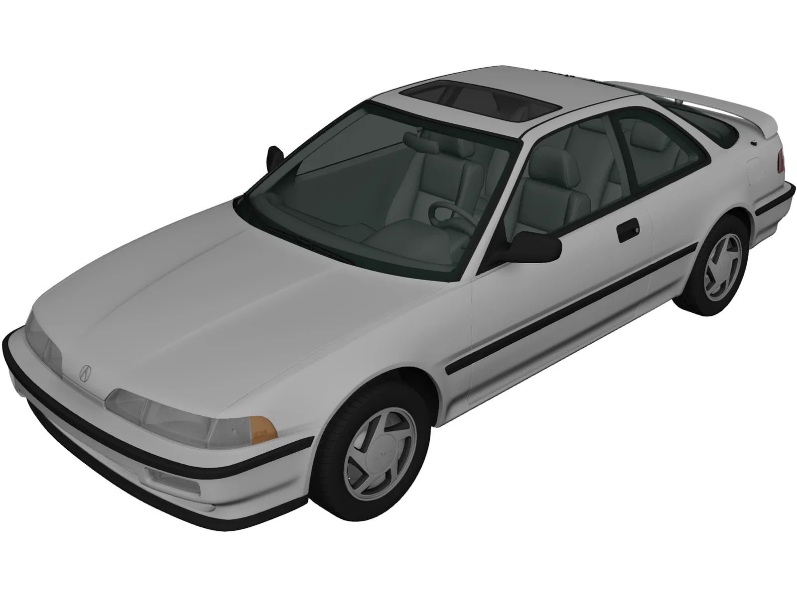 Acura Integra Coupe (1991) 3D Model