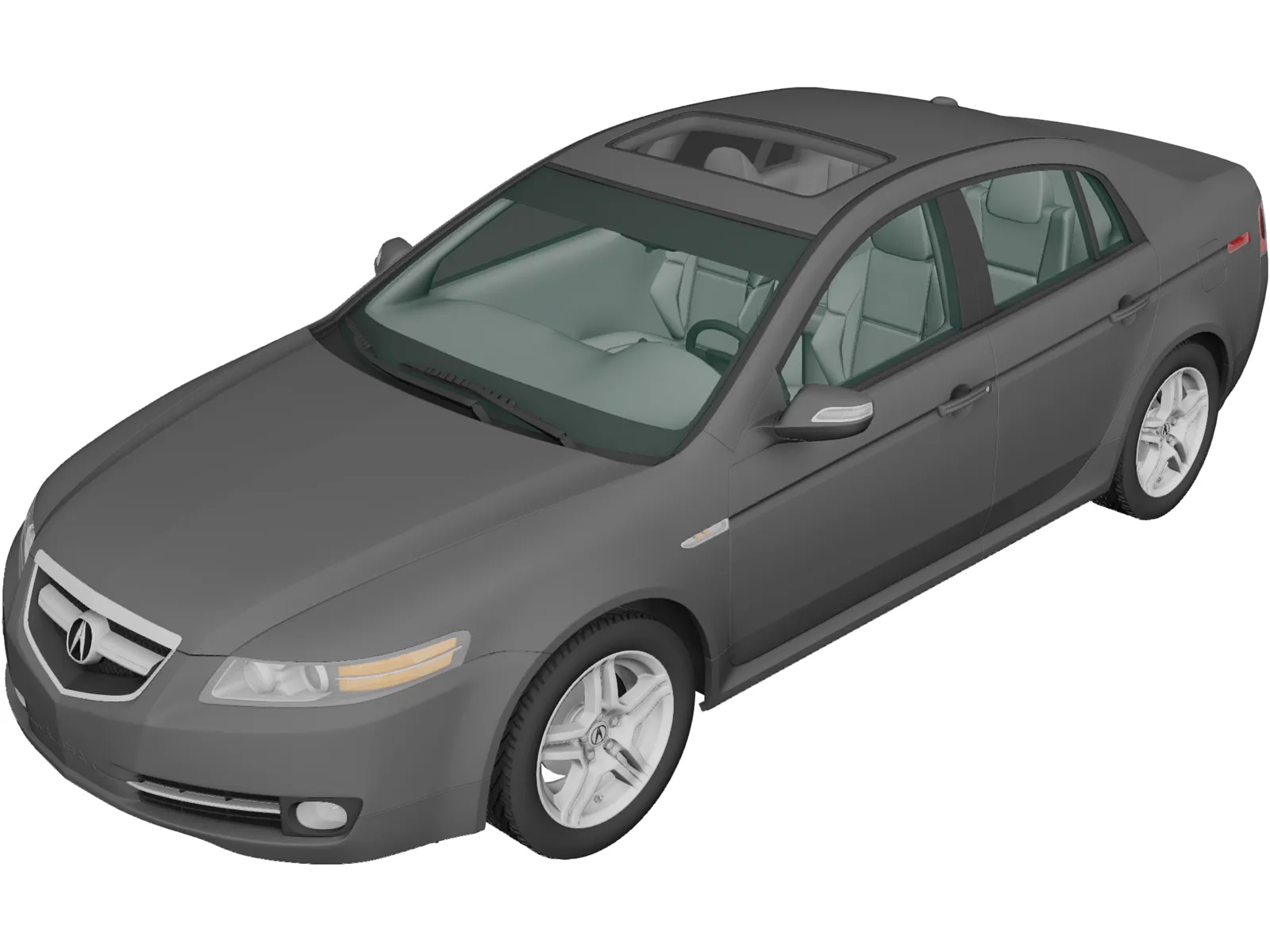 Acura TL (2007) 3D Model