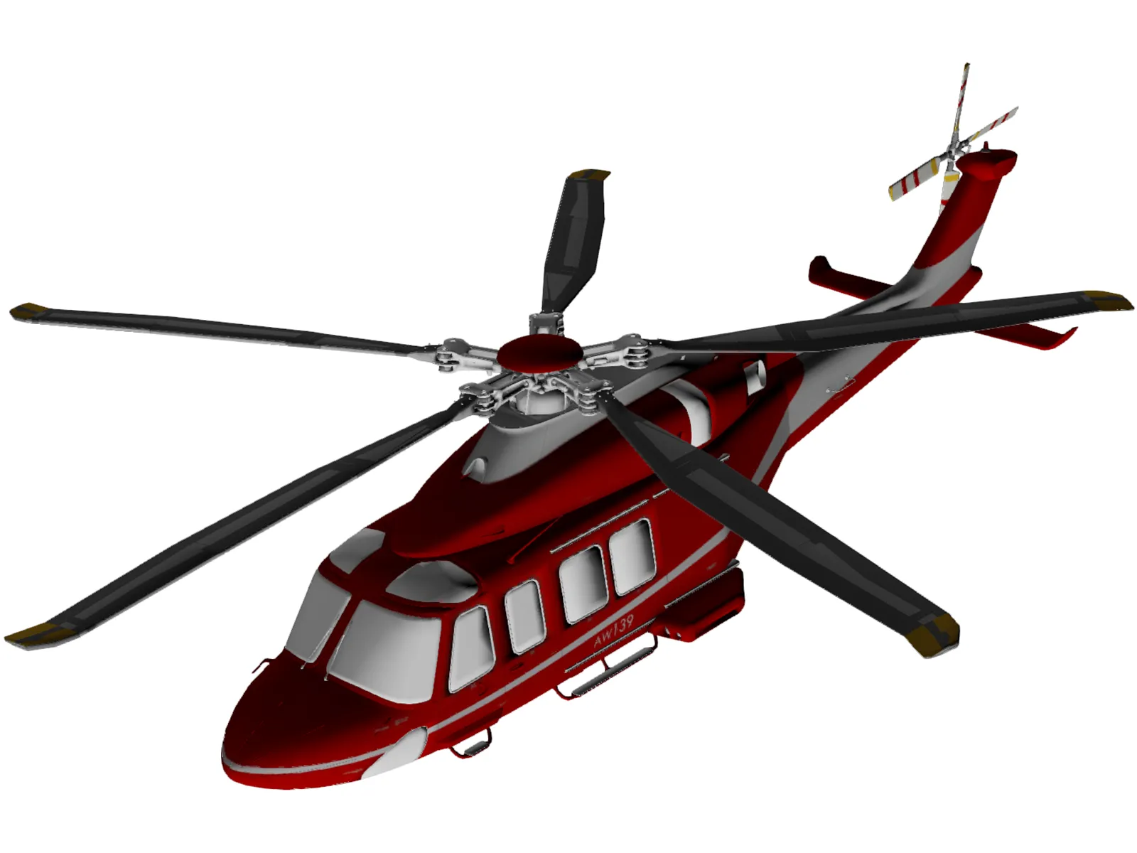 AgustaWestland AW139D 3D Model