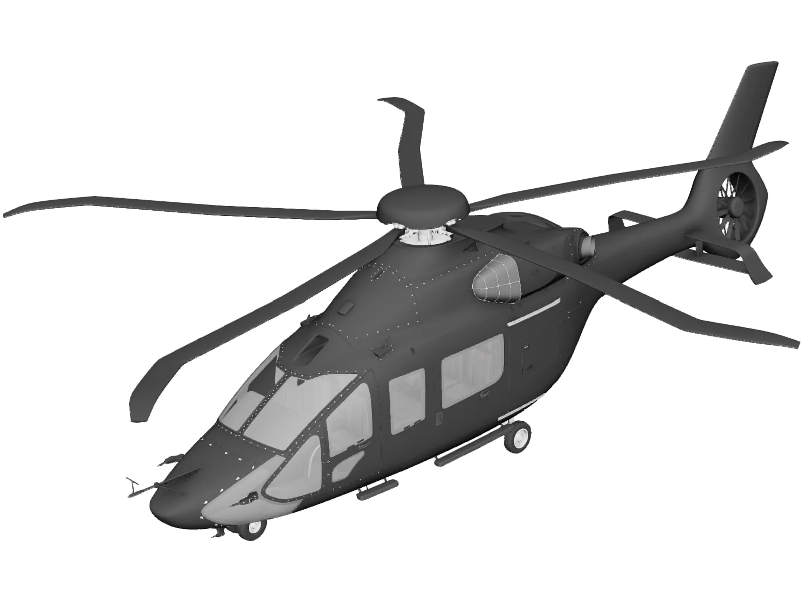 Airbus Helicopters H160 3D Model