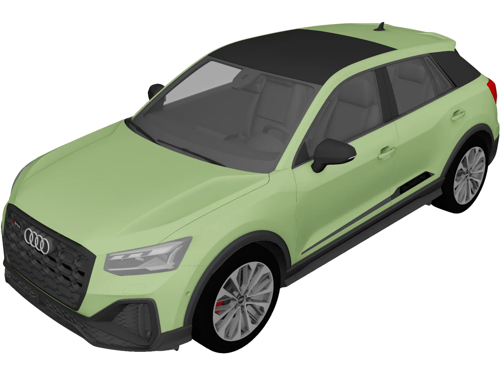 Audi SQ2 (2021) 3D Model