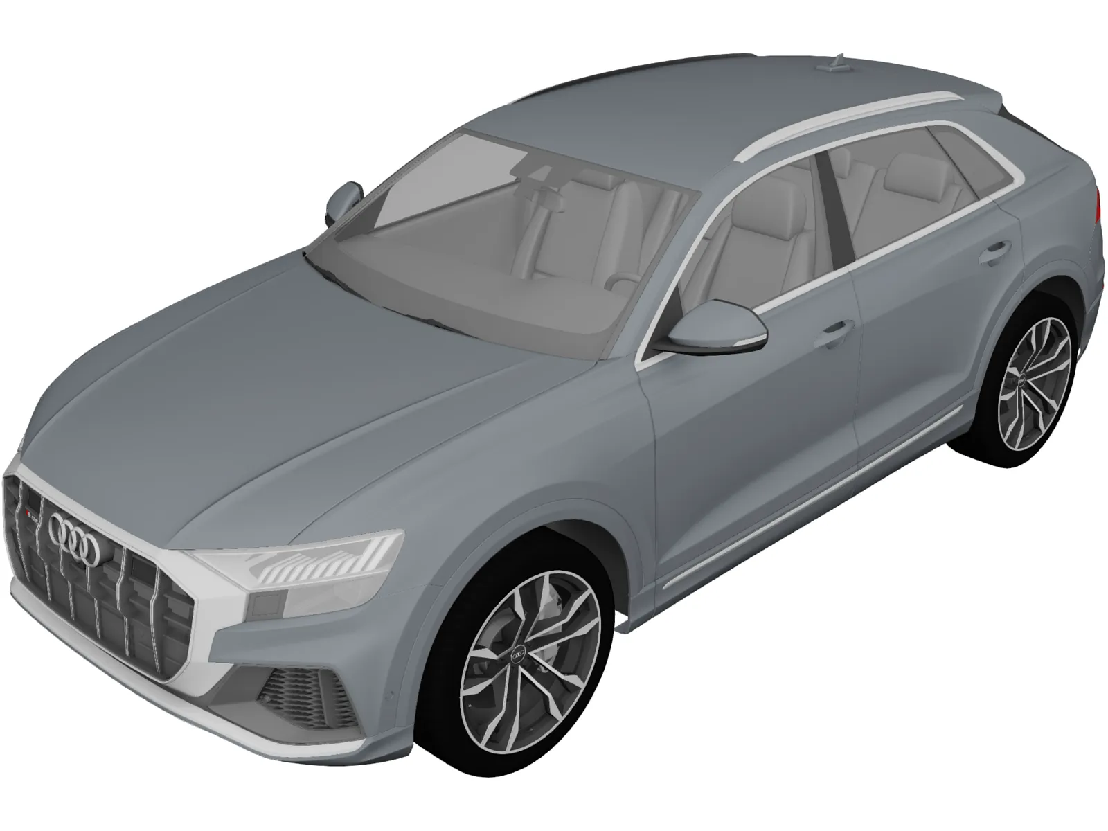 Audi SQ8 (2019) 3D Model