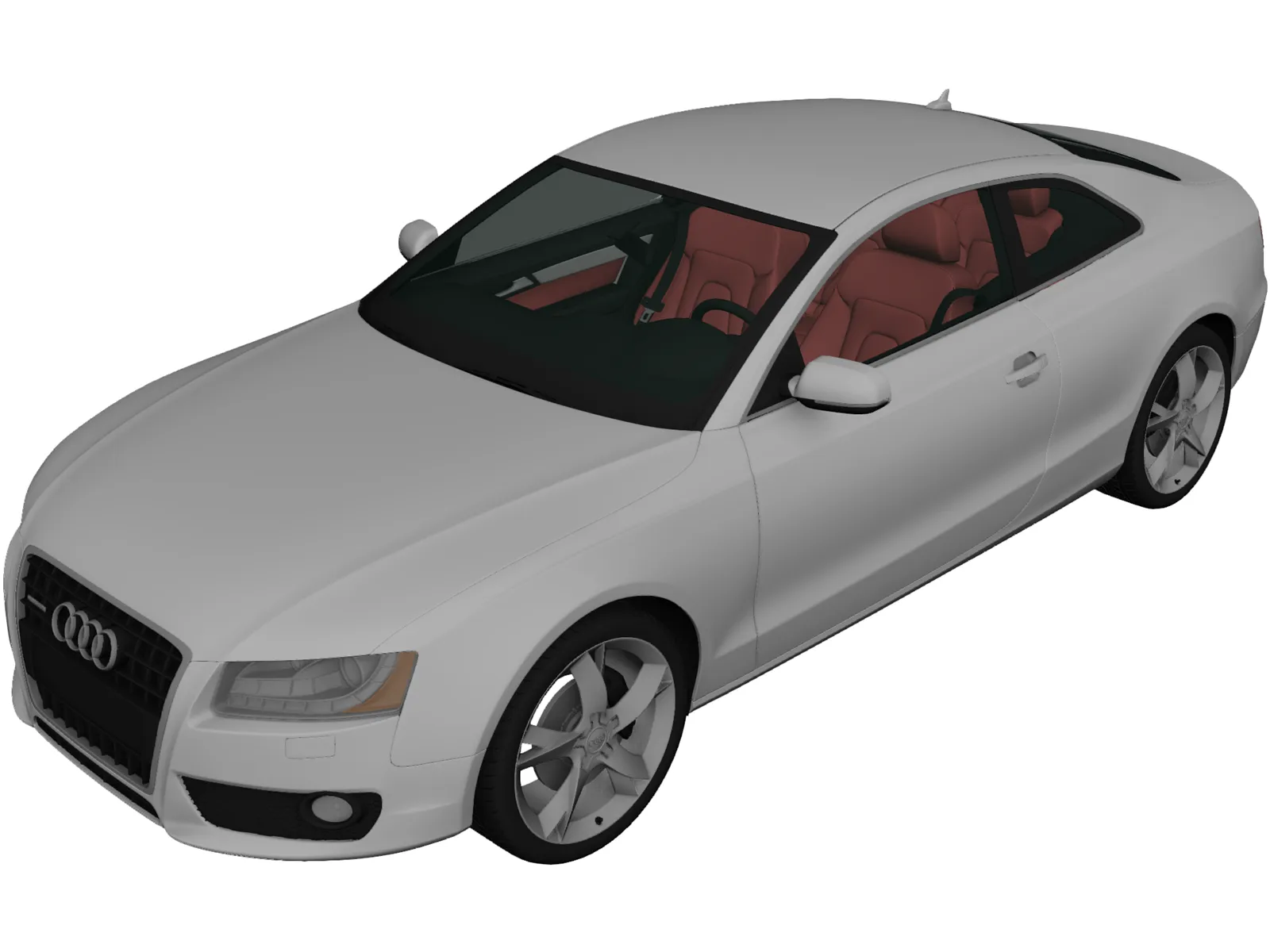 Audi A5 Coupe (2010) 3D Model