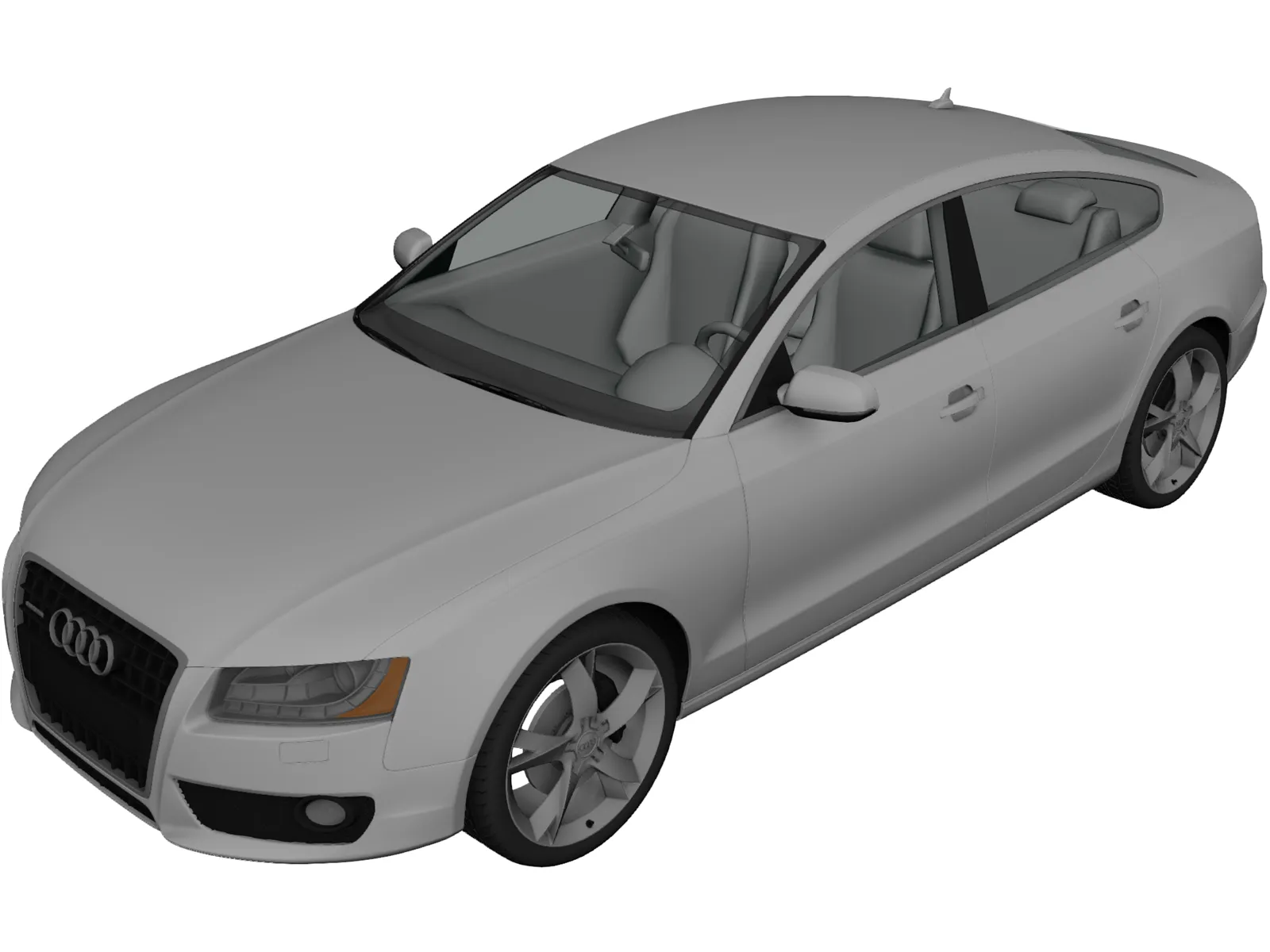 Audi A5 Sportback (2010) 3D Model