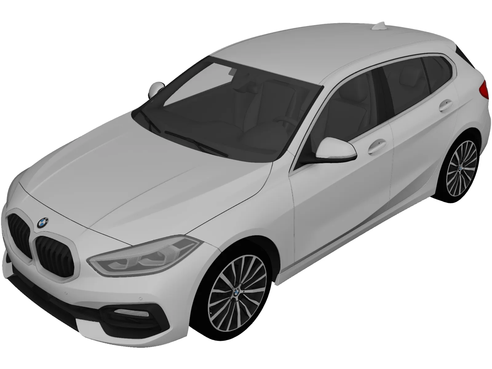 BMW 1-Series (2020) 3D Model