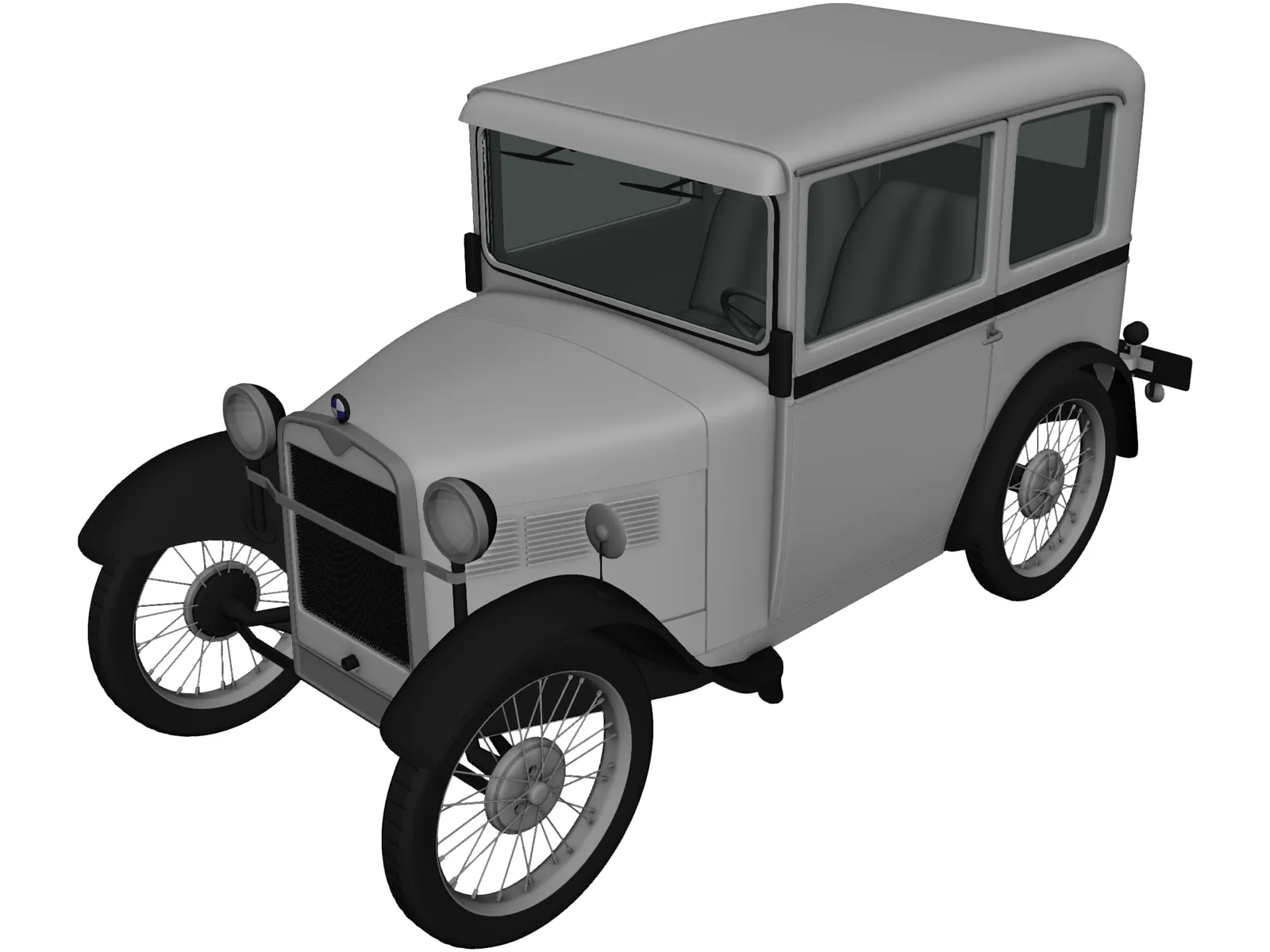 BMW DiXi (1928) 3D Model