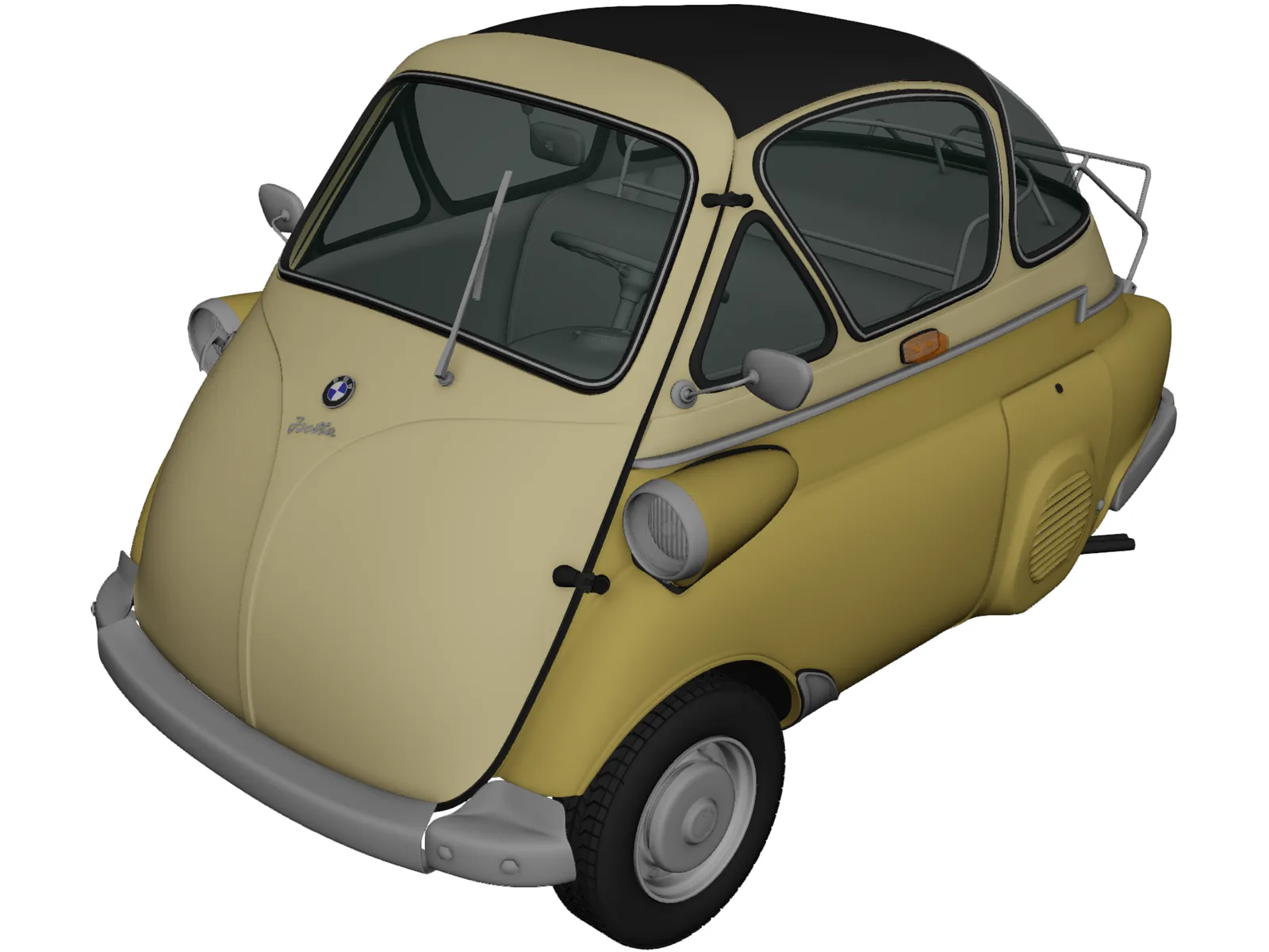 BMW Isetta 250 (1955) 3D Model