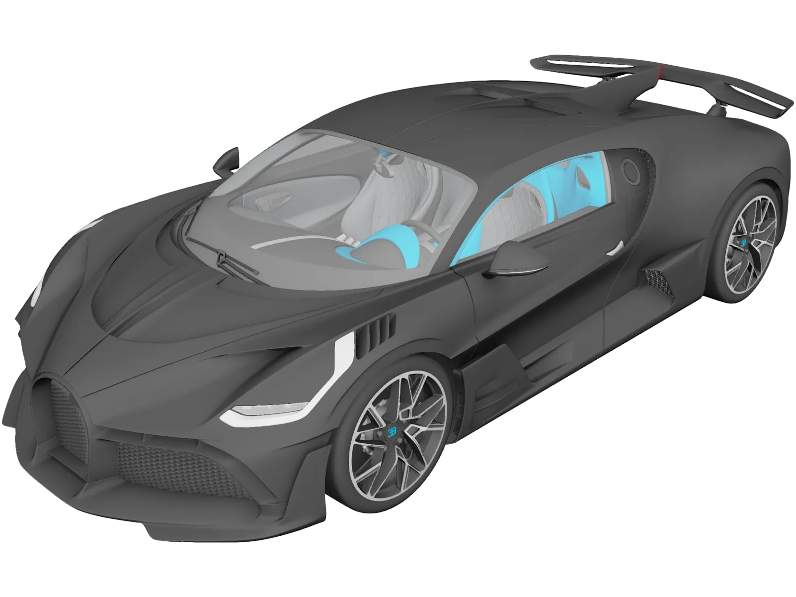 Bugatti Divo (2019) 3D Model