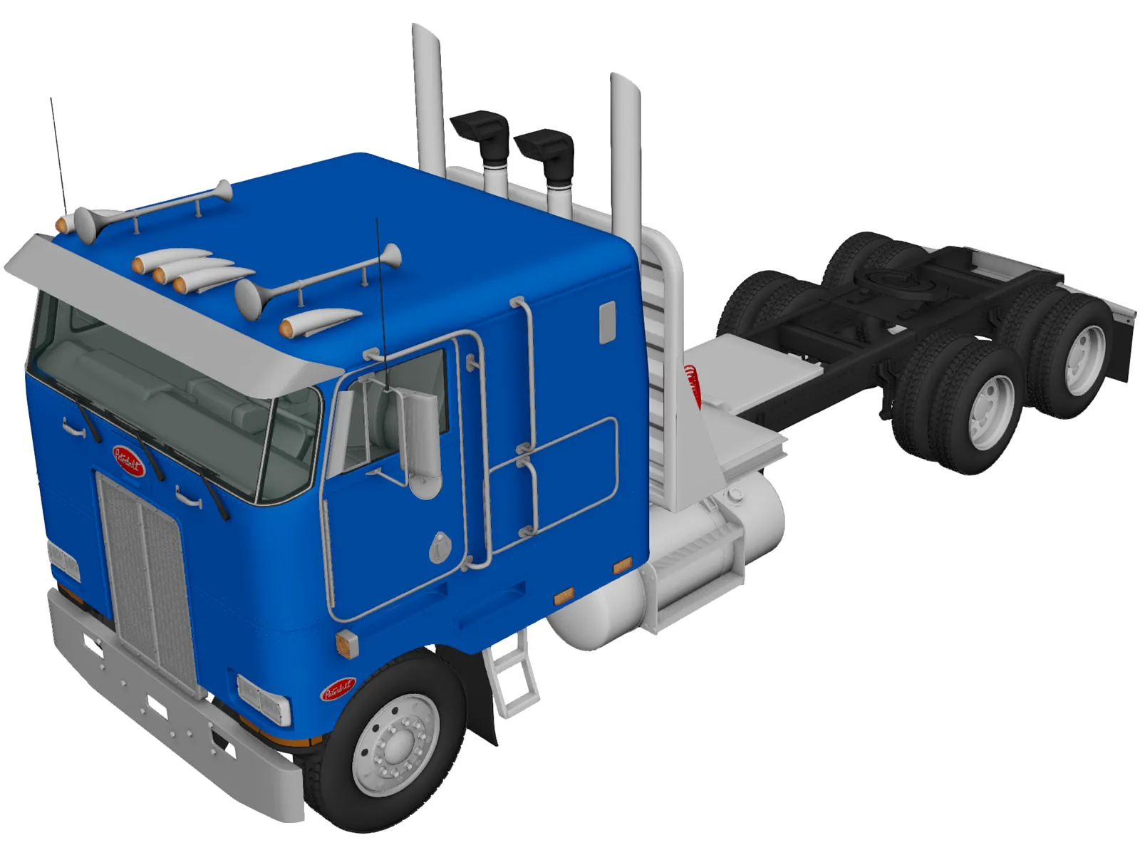 Peterbilt 362 Tractor (2002) 3D Model