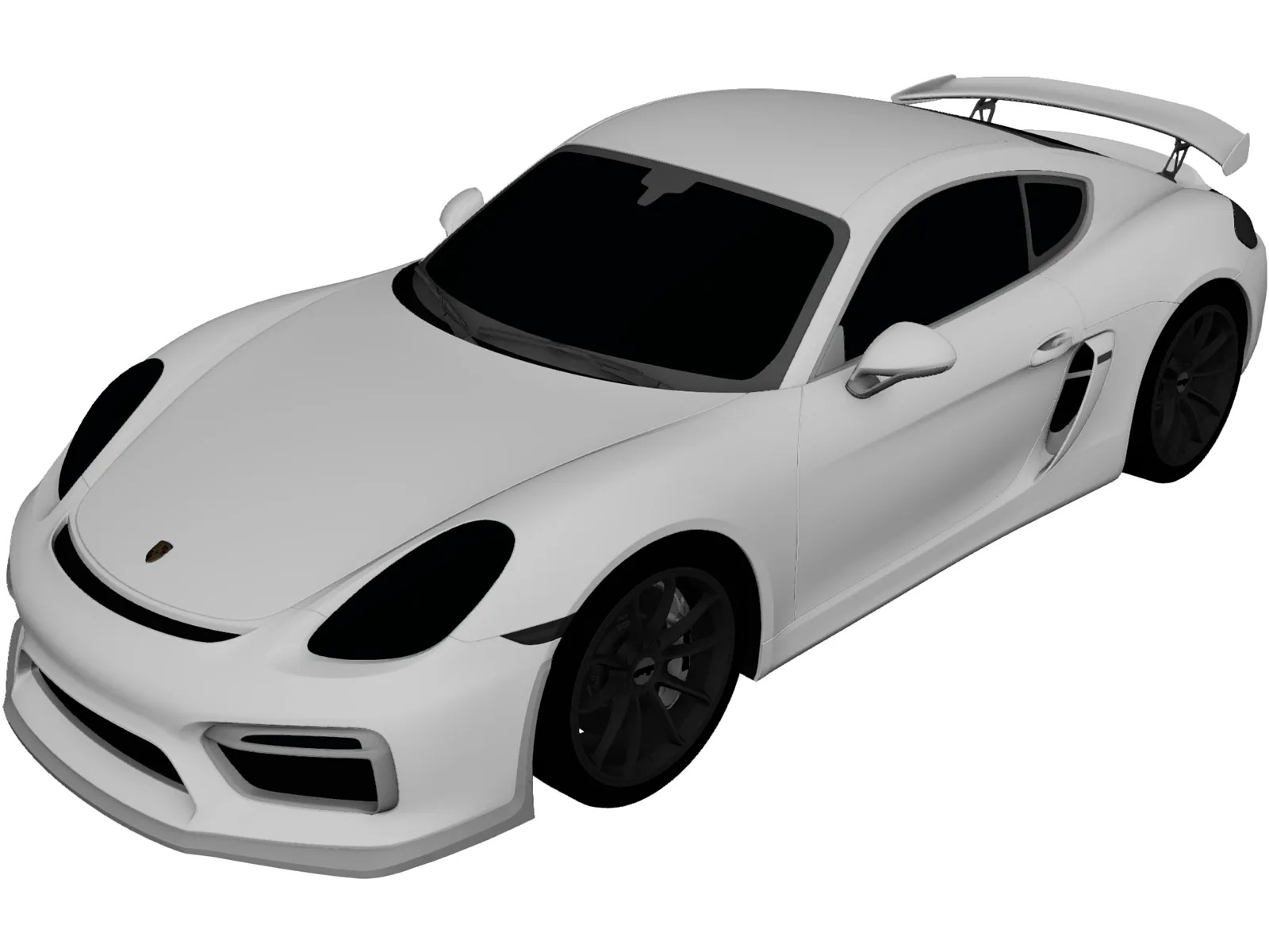 Porsche Cayman GT4 (2015) 3D Model
