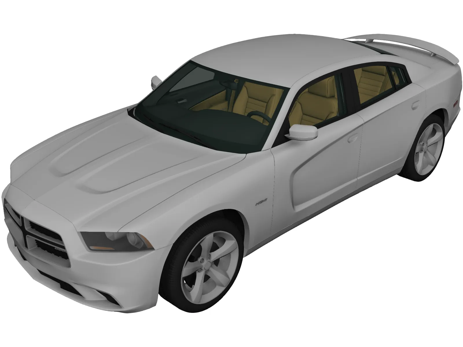 Dodge Charger LX (2011) 3D Model