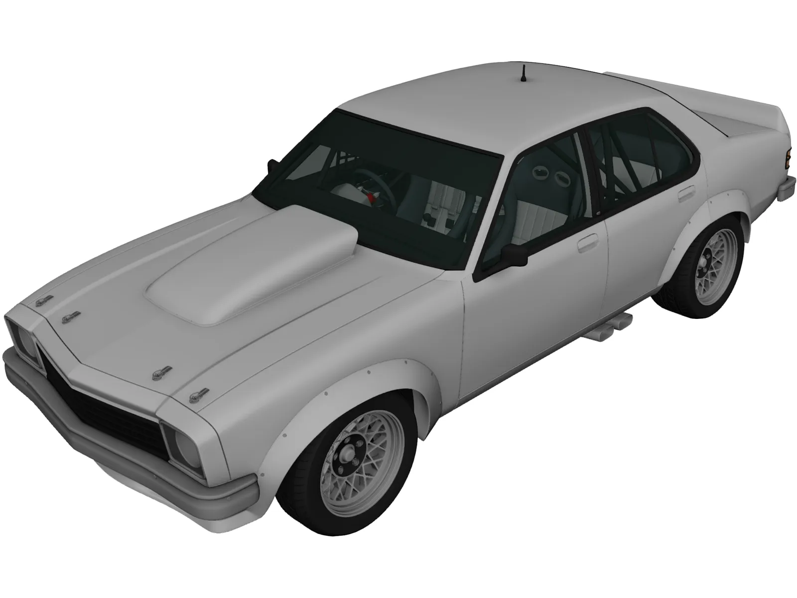 Holden Torana Race Car (1977) 3D Model